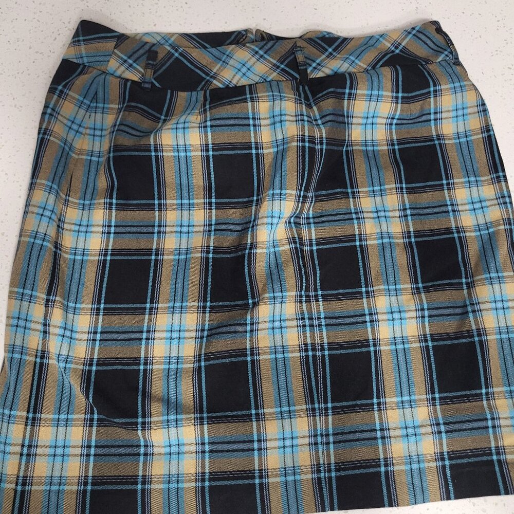 Plaid Mini Skirt Size 16